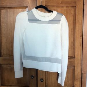 Winter white sweater